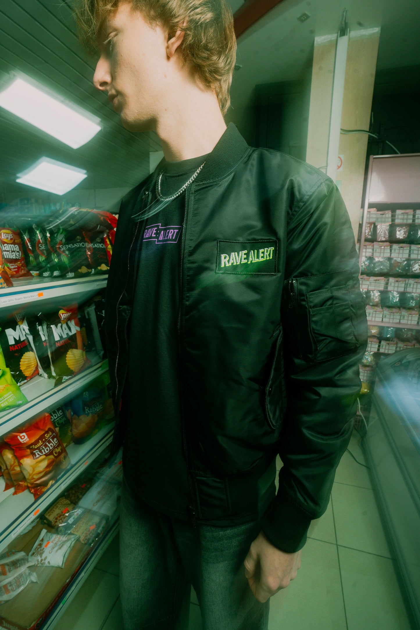 Rave Alert Bomber Jacket MALE