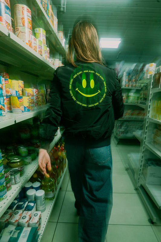 Rave Alert Bomber Jacket FEMALE